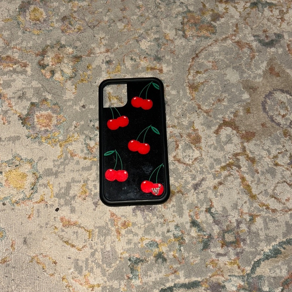 iphone 11, wildflower phone case cherry🍒